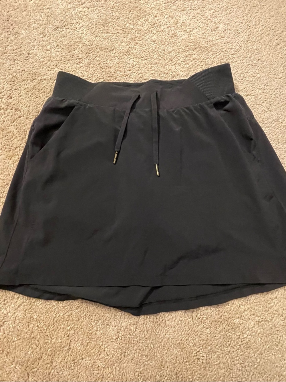 all in motion Black Drawstring Skort new